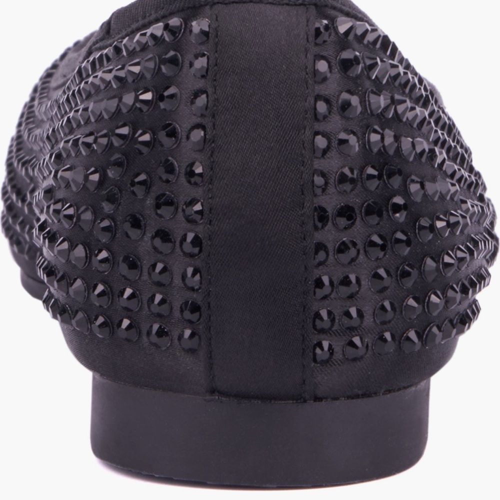 New York & Company Black Studded Ballet Flat - Picture 2 of 7